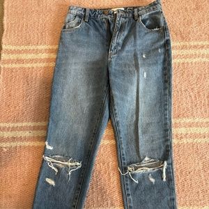 Rolla’s Dusters High Rise Slim Jean in Meadow Worn Organic